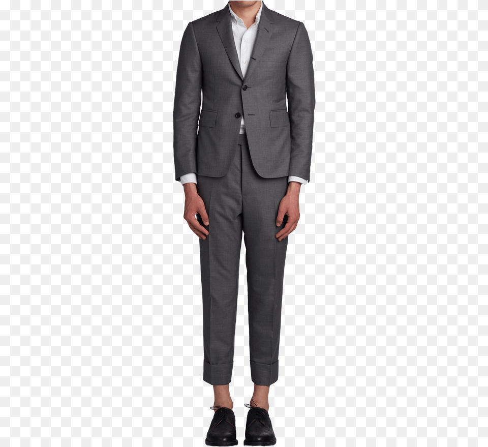 Thom Browne Charcoal Grey Suit Womens, Tuxedo, Clothing, Formal Wear, Person Png Image