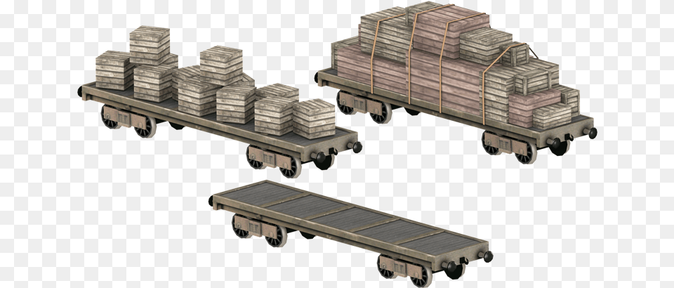 Thomas And Friends Flatbeds, Wood, Railway, Transportation, Train Png Image