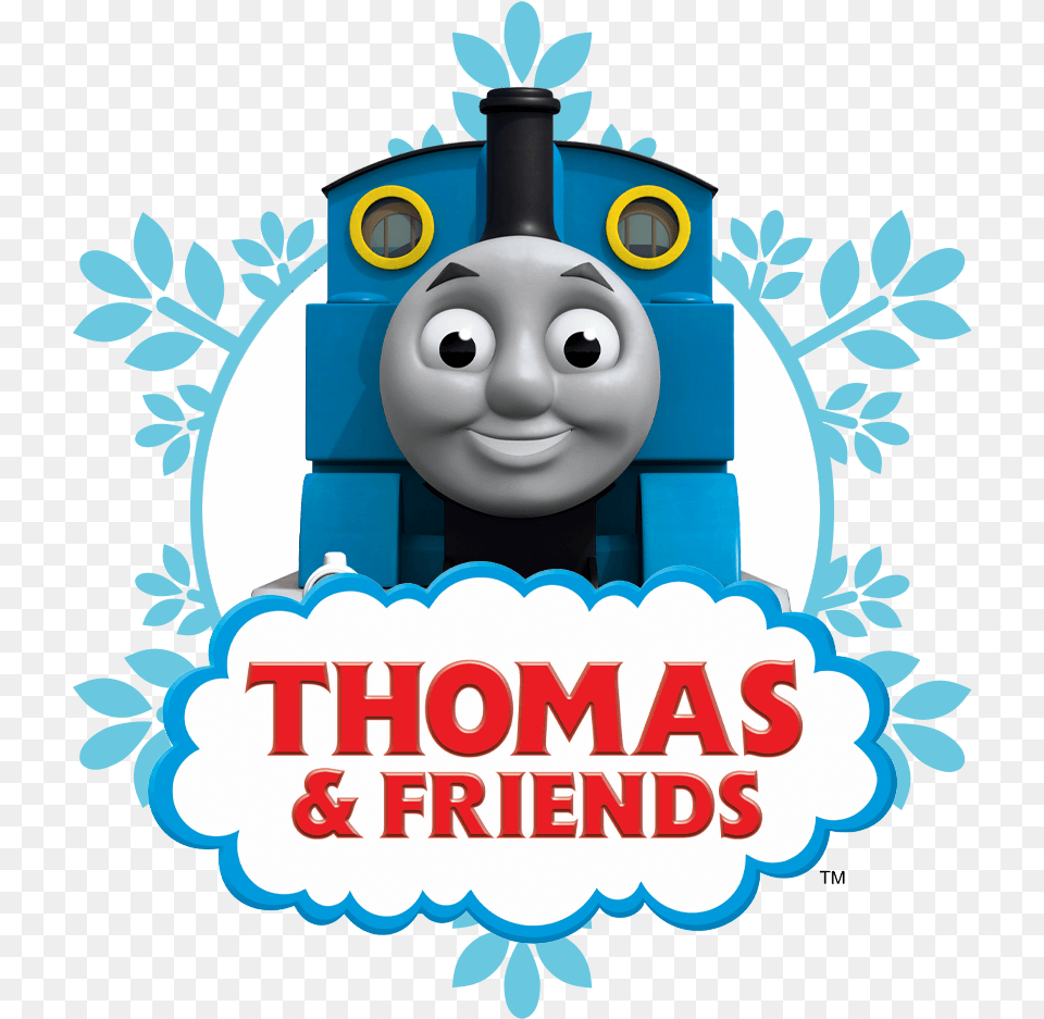 Thomas And Friends Logo, Railway, Train, Transportation, Vehicle Free Png