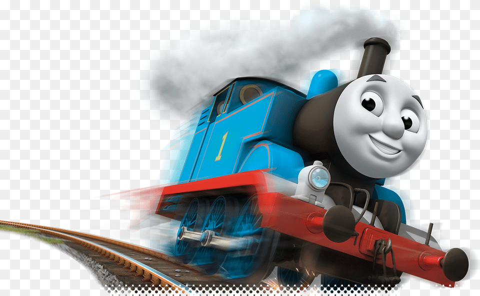 Thomas And Friends Logo Transparent Thomas And Friends, Vehicle, Transportation, Train, Locomotive Free Png