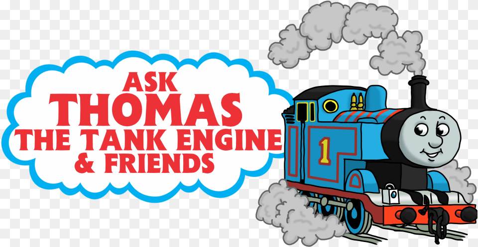 Thomas And Friends Thomas And Friends Sign, Vehicle, Transportation, Locomotive, Train Free Transparent Png