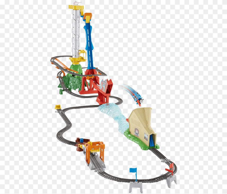 Thomas And Friends Trackmaster Sky High Bridge Jump, Bow, Weapon, Outdoors Png