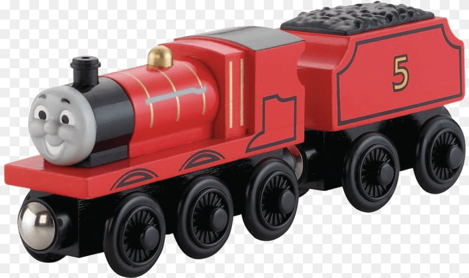 Thomas And Friends Wooden Railway James, Wheel, Machine, Vehicle, Transportation Png