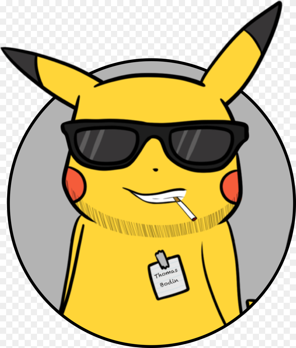 Thomas Bodin Pikachu Swag, Accessories, Sunglasses, Fish, Animal Png