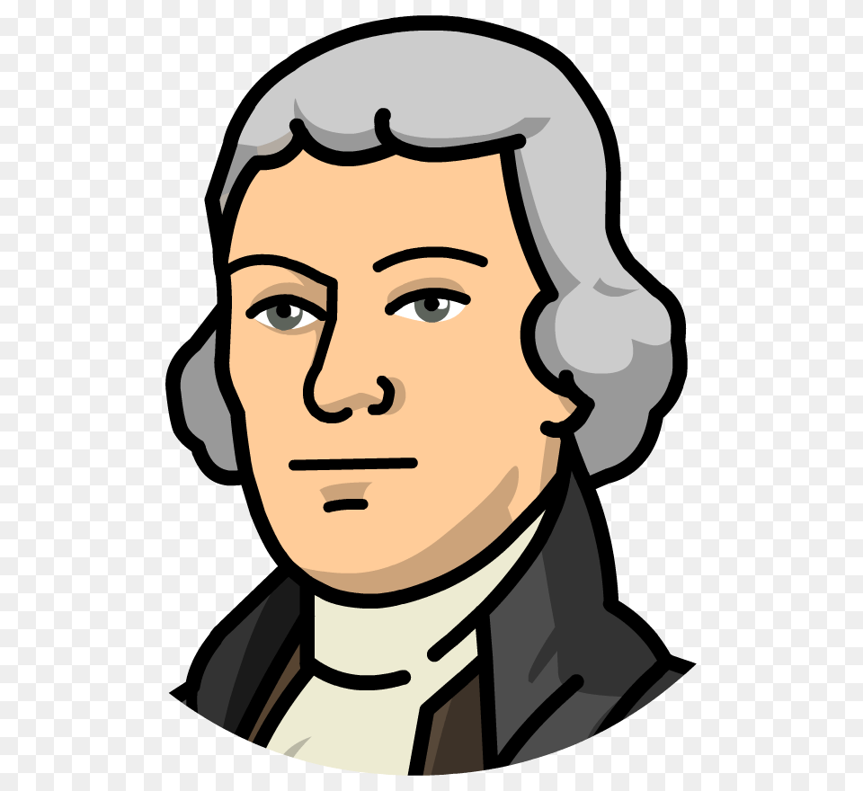 Thomas Jefferson, Head, Portrait, Photography, Face Free Transparent Png