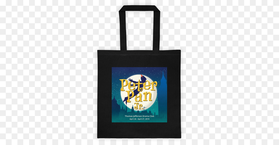 Thomas Jefferson Drama Club Presents Peter Pan Jr, Bag, Tote Bag Png Image