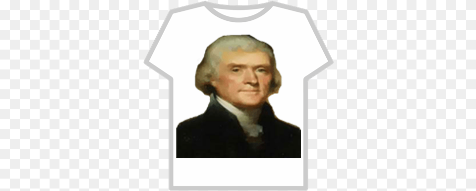 Thomas Jeffersontransparent Roblox T Shirt Roblox Kawaii, T-shirt, Art, Clothing, Face Free Transparent Png