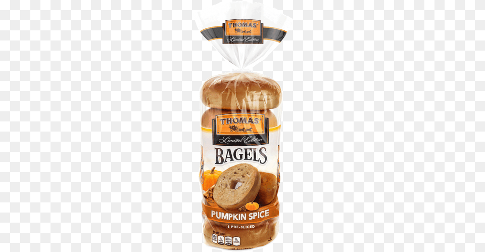 Thomas Pumpkin Spice Bagels Product Thomas Pumpkin Spice Bagels, Bagel, Bread, Food, Ketchup Free Png Download