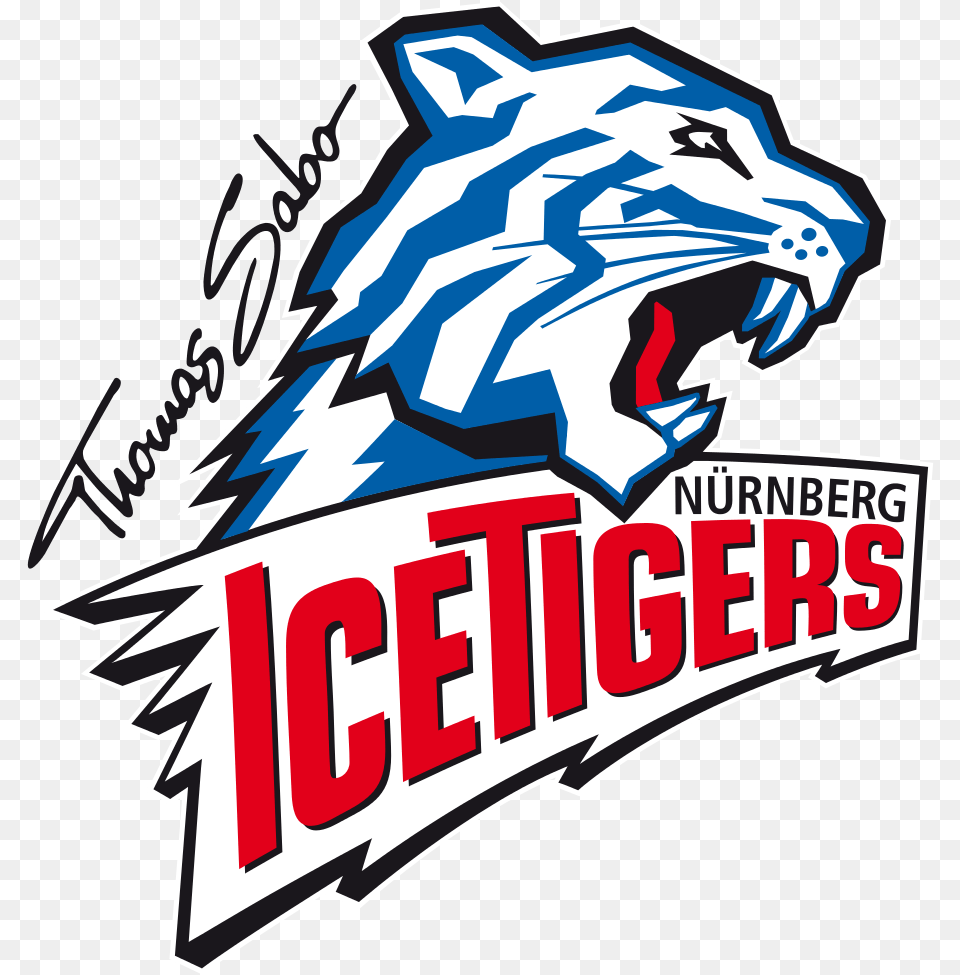 Thomas Sabo Ice Tigers Nurnberg Logo Thomas Sabo Ice Tigers Logo, Dynamite, Weapon Free Png Download