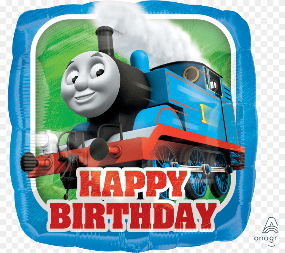 Thomas The Tank Balloon Thomas Train Birthday, Vehicle, Transportation, Locomotive, Railway Free Png