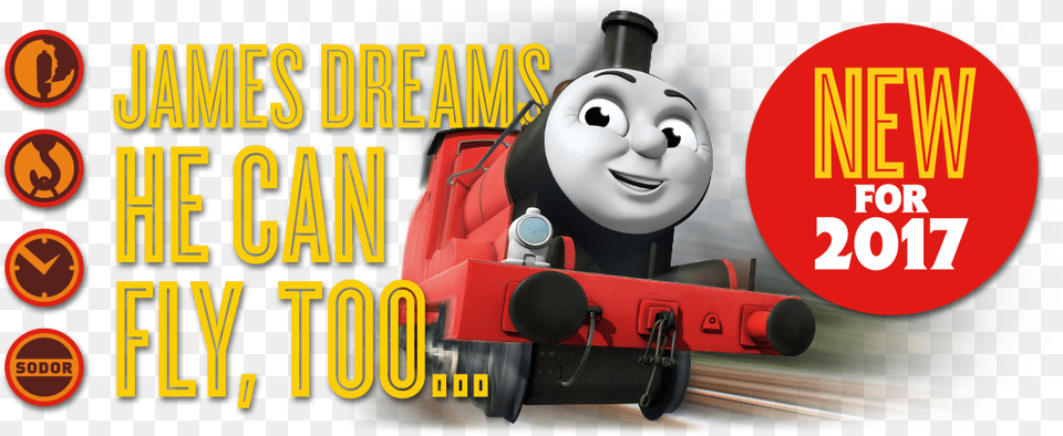 Thomas The Tank Engine, Advertisement, Railway, Train, Transportation Png Image