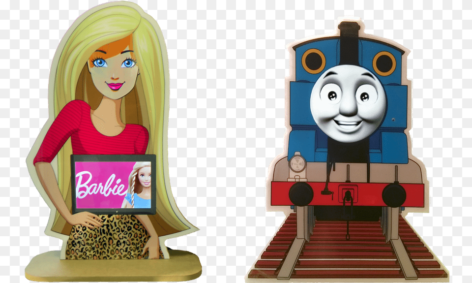 Thomas The Tank Engine Barbie, Adult, Person, Woman, Female Png