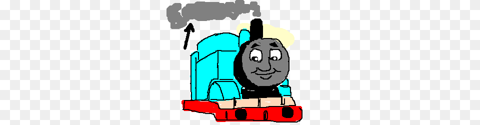 Thomas The Tank Engine Pollutes The Air Supply Drawing, Book, Comics, Publication, Face Png