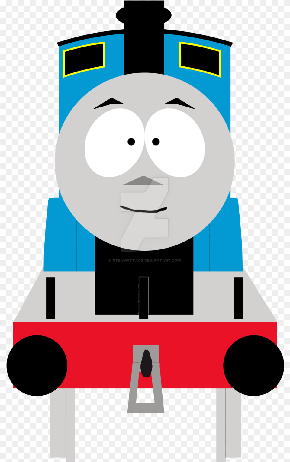 Thomas The Tank Engine Tugs And Trains Favourites South Park Thomas The Tank Engine, Face, Head, Person, Railway Png