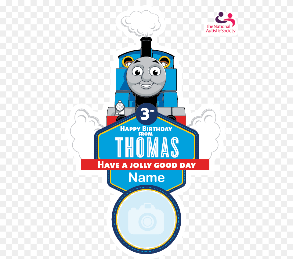 Thomas The Train Birthday Clip Art Usbdata, Advertisement, Poster, Bulldozer, Machine Png Image