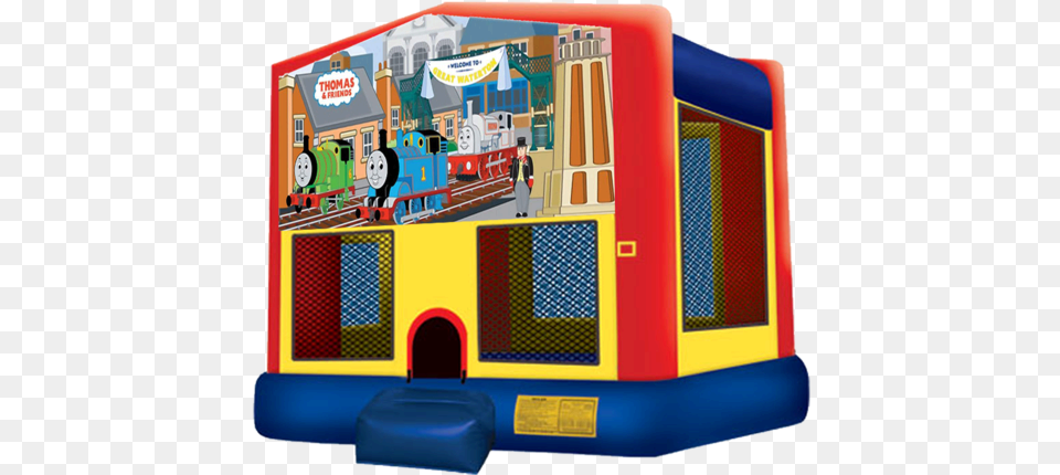 Thomas The Train Bouncer Pj Mask Bounce House, Play Area, Indoors, Inflatable, Person Png