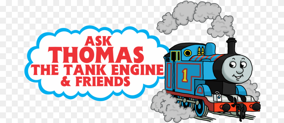Thomas The Train Clip Stock Ask Tank Engine Transparent Thomas And Friends Transparent Background, Locomotive, Railway, Transportation, Vehicle Png