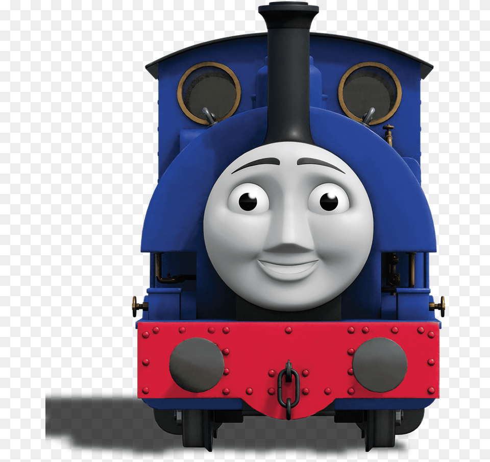 Thomas The Train Face Thomas And Friends Bachmann Sir Handel, Vehicle, Transportation, Locomotive, Railway Free Png Download