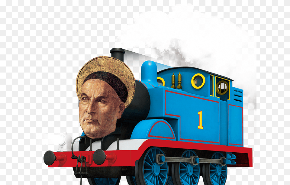 Thomas The Train Wreck And The Analogia Entis Thomas Hobbes The Tank Engine, Vehicle, Transportation, Locomotive, Railway Free Png Download