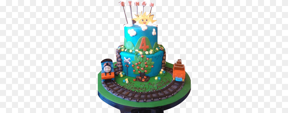 Thomas Train Cake Cake Decorating Supply, Birthday Cake, Cream, Dessert, Food Png