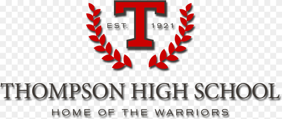 Thompson High School Logo, Symbol, Text, Number, First Aid Png