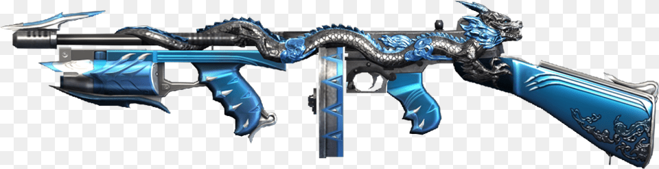 Thompson Ice Dragon, Firearm, Gun, Rifle, Weapon Png