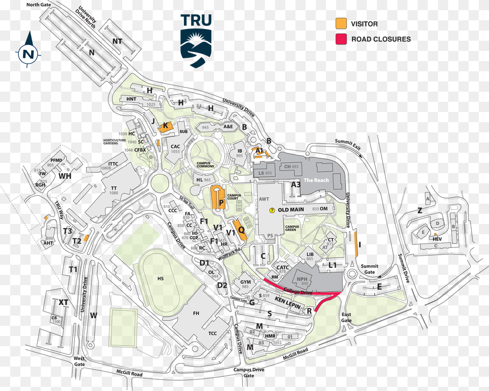 Thompson River University Map, Chart, Diagram, Plot, Plan Free Transparent Png