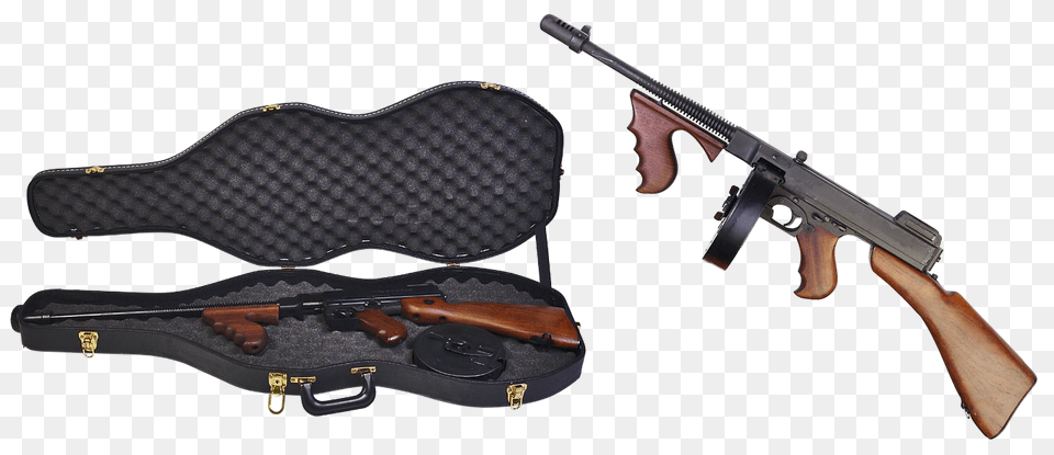 Thompson Submachine Gun Firearm, Handgun, Rifle, Weapon Free Transparent Png