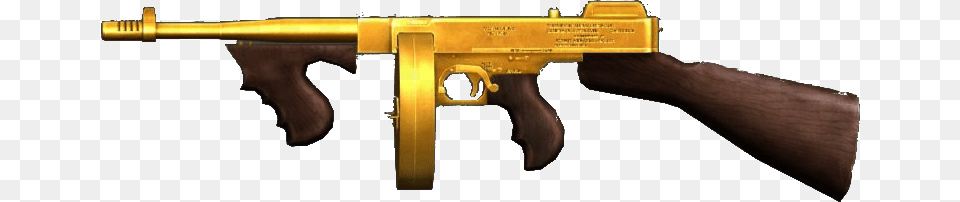 Thomson Gold Cf, Firearm, Gun, Machine Gun, Weapon Free Transparent Png