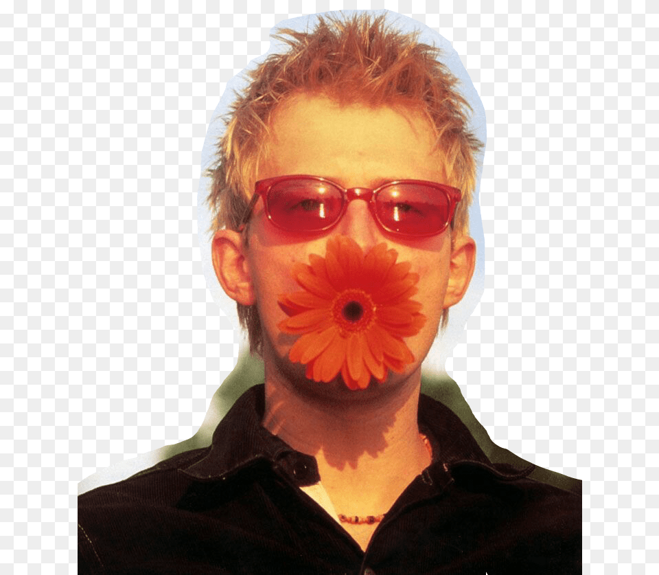 Thomyorke Radiohead Thom Yorke With A Flower, Accessories, Portrait, Photography, Person Free Transparent Png