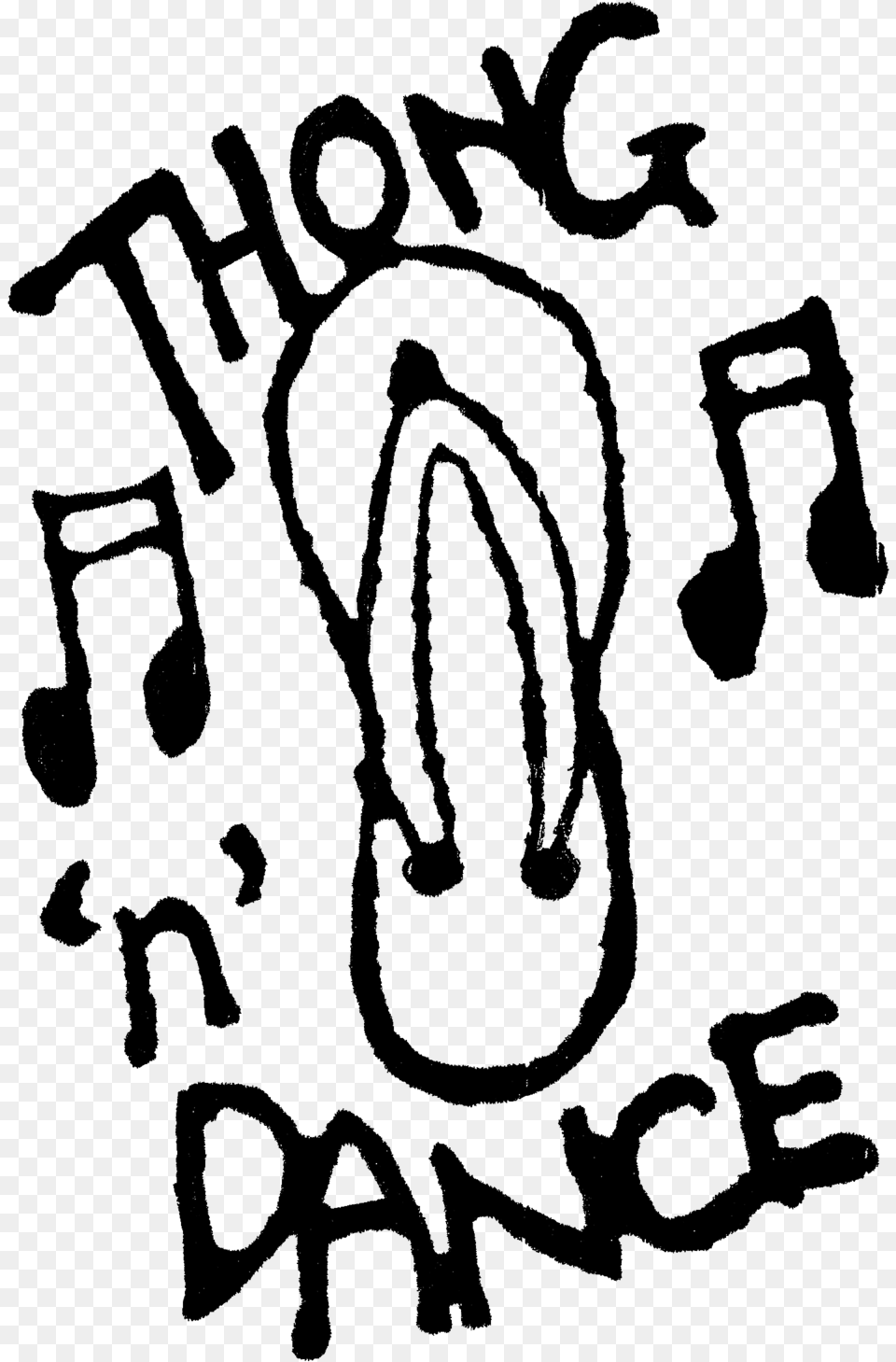 Thong N Dance Logo Jpeg, Gray Png