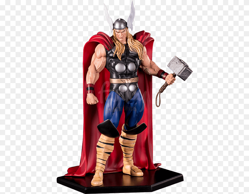 Thor 1 10 Statue Aus Marvel Comics 24 Cm Istho10 2 Thor Comics, Adult, Female, Person, Woman Free Png Download
