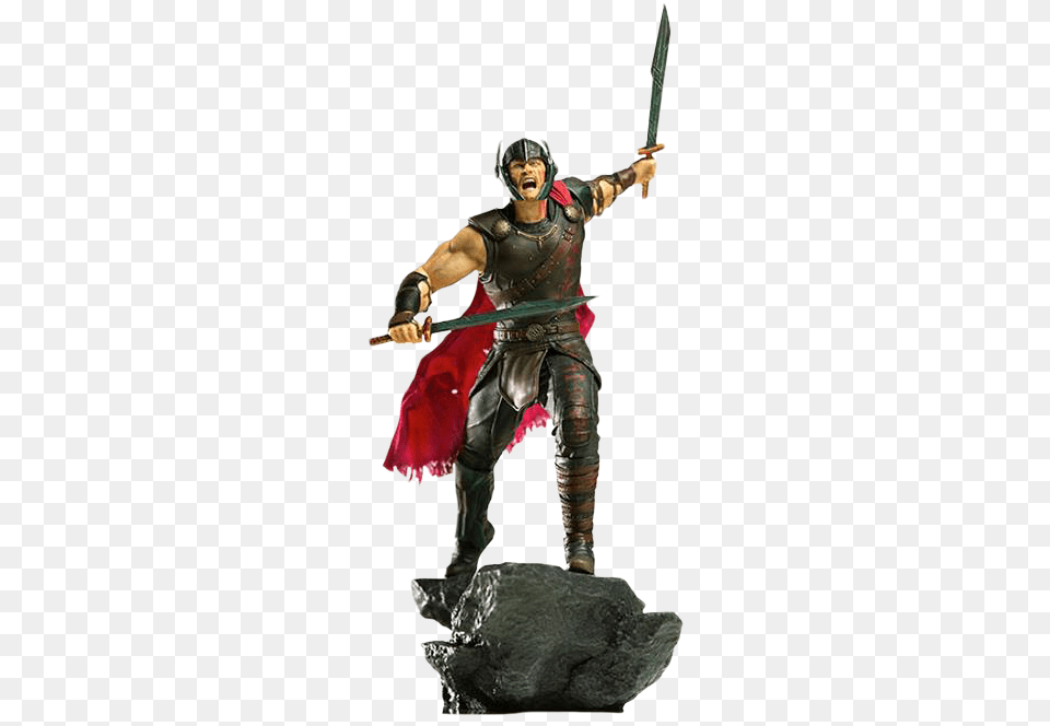 Thor 110th Scale Statue Iron Studios Thor, Sword, Weapon, Adult, Male Free Transparent Png