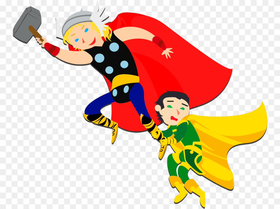 Thor, Cape, Clothing, Baby, Person Free Transparent Png
