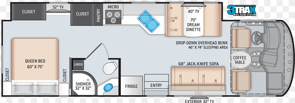 Thor Ace 302 Floor Plan, Diagram, Floor Plan Png