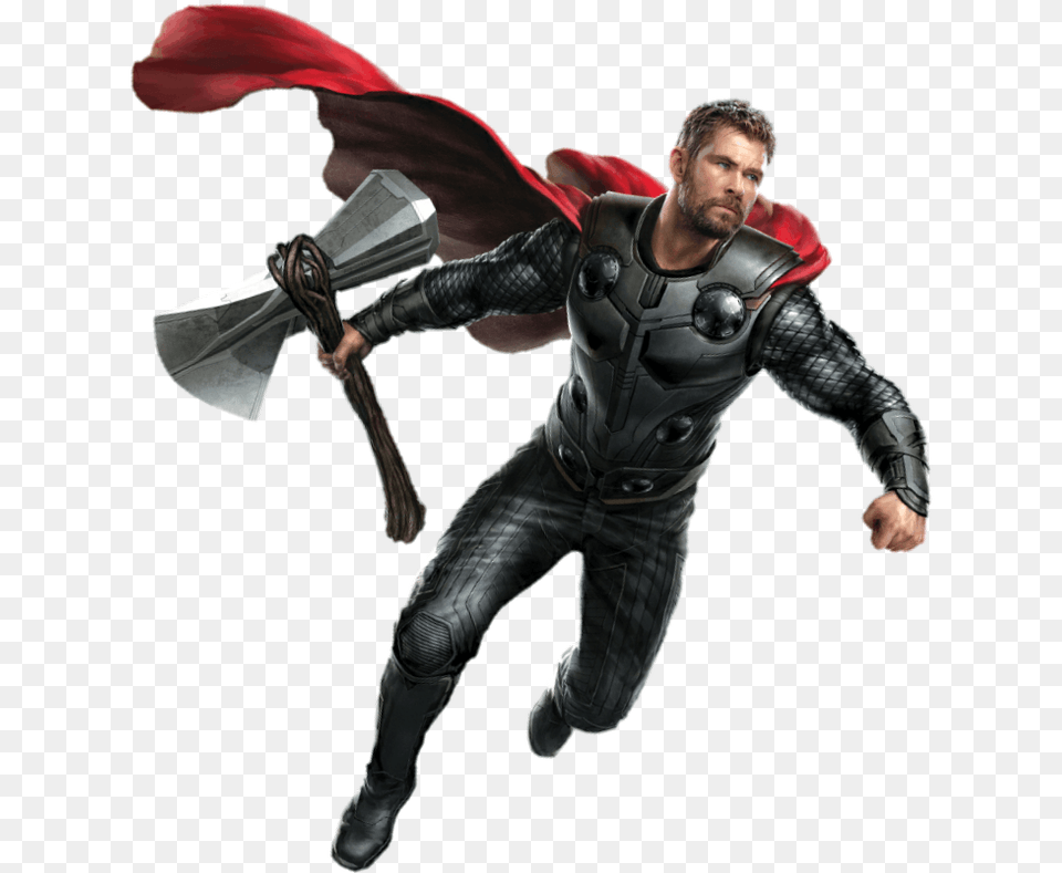 Thor Avengers Endgame Transparent, Adult, Male, Man, Person Png