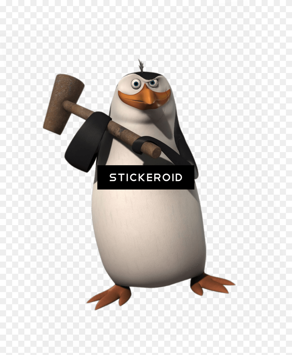 Thor Battle Hammer Penguins Of Madagascar Transparent, Animal, Bird, Penguin Free Png Download