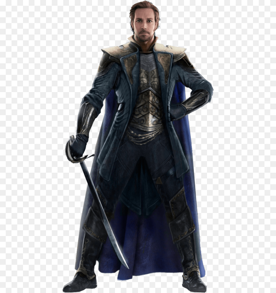 Thor Loki Design Costume Fandral Hq Fandral, Clothing, Coat, Adult, Person Png