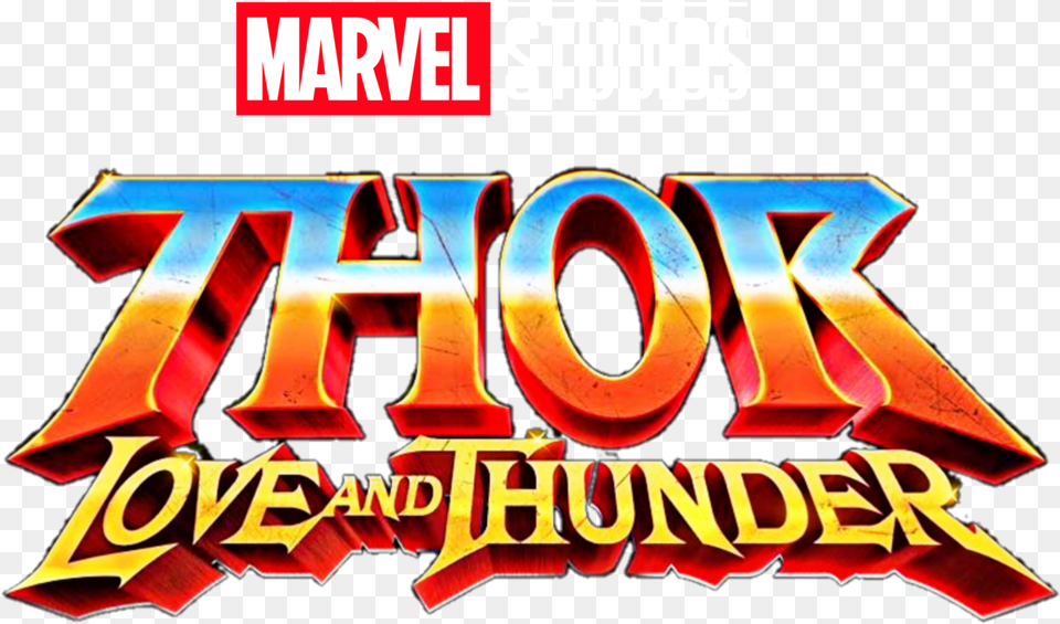 Thor Love And Thunder Logo Marvel Studios Graphic Design Free Png Download