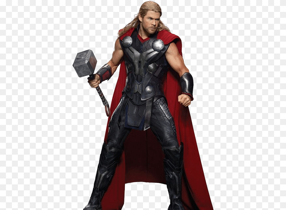 Thor Movie Marvel Super Heros Clipart Avengers 2 Age Of Ultron Thor, Clothing, Costume, Person, Cape Png