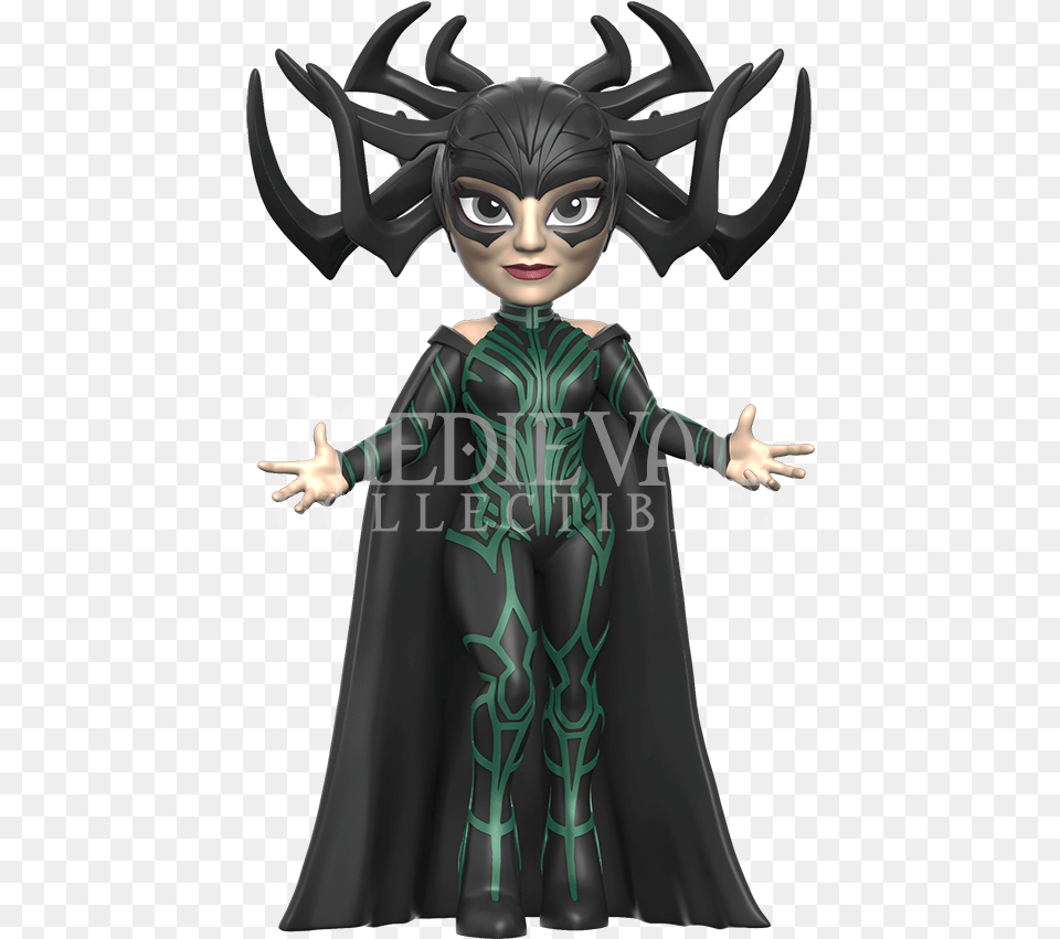 Thor Ragnarok Hela Rock Candy Figure Funko Rock Candy Marvel Thor Ragnarok Hela, Cape, Clothing, Costume, Person Free Transparent Png