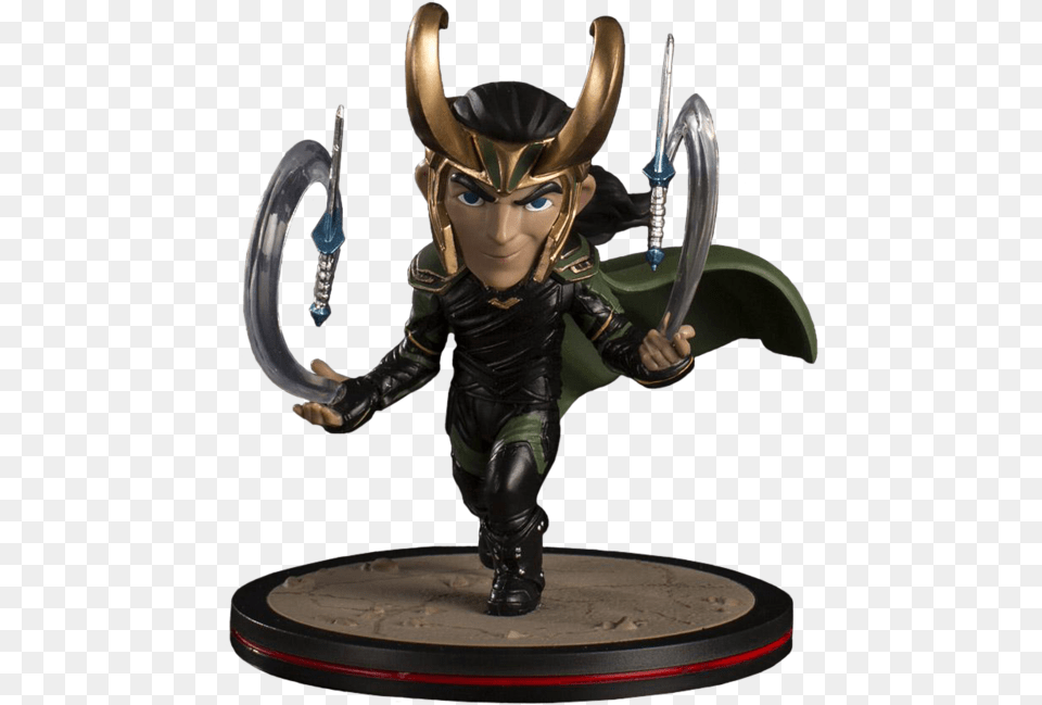 Thor Ragnarok Loki Q Fig Figure, Figurine, Machine, Screw, Person Png