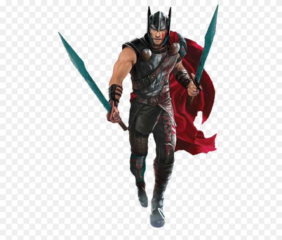 Thor Ragnarok Marvel Thor And Hulk, Sword, Weapon, Adult, Male Free Png Download