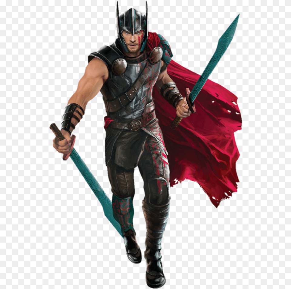 Thor Ragnarok Thor, Weapon, Sword, Person, Man Png Image
