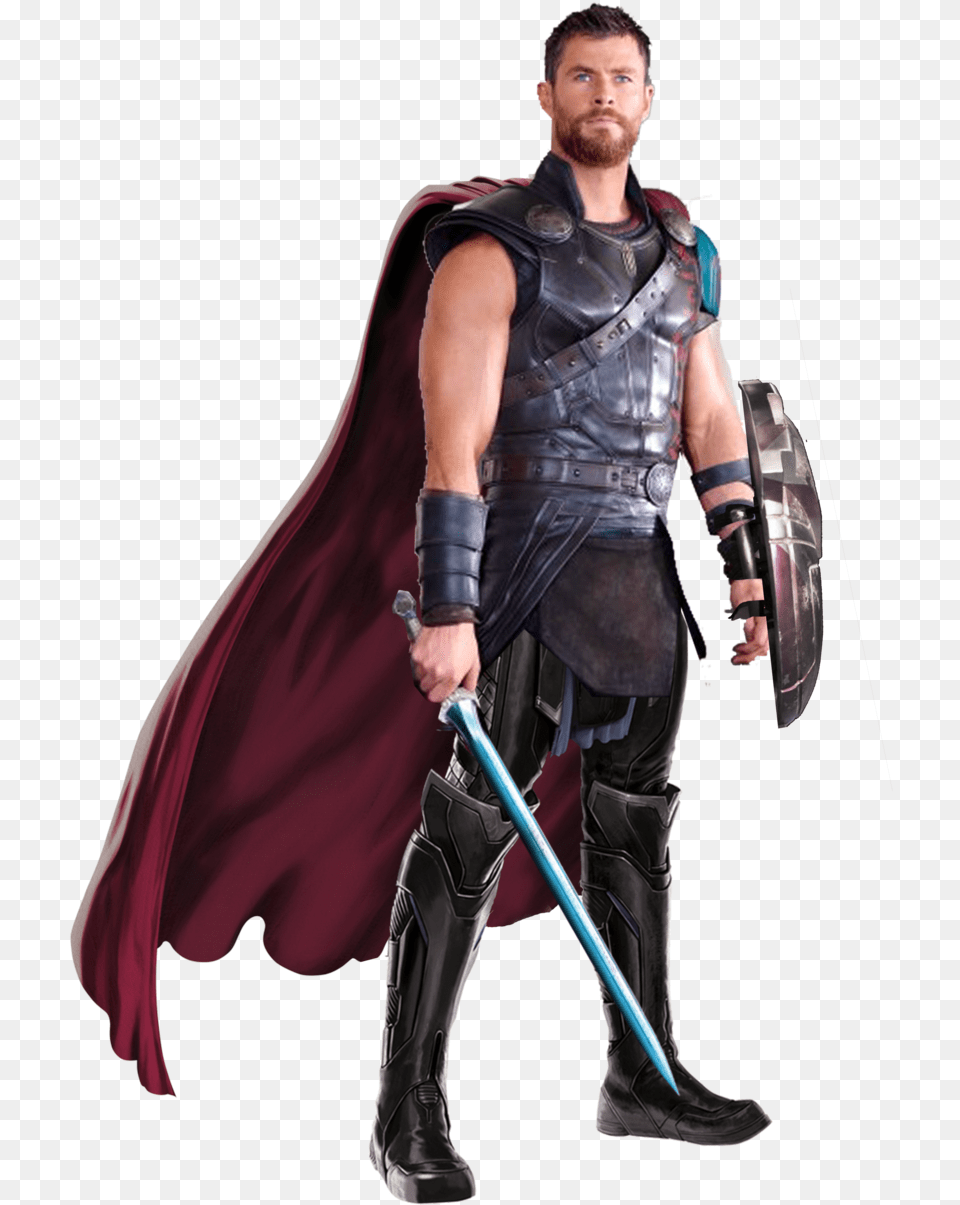 Thor Ragnarok Thor, Weapon, Clothing, Costume, Sword Png