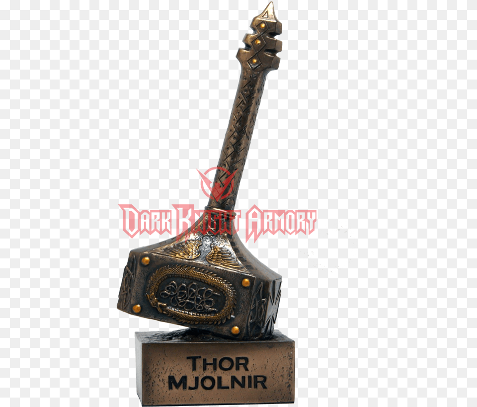 Thor S Mjolnir Hammer Statue Belt, Sword, Weapon, Blade, Dagger Png Image