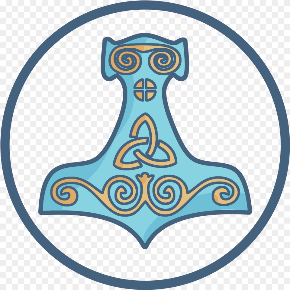 Thor S Mjolnir The Ancient Emblem, Symbol, Cross, Logo Free Png