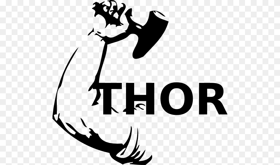 Thor Safety Gloves Clip Art, Stencil, People, Person Free Transparent Png