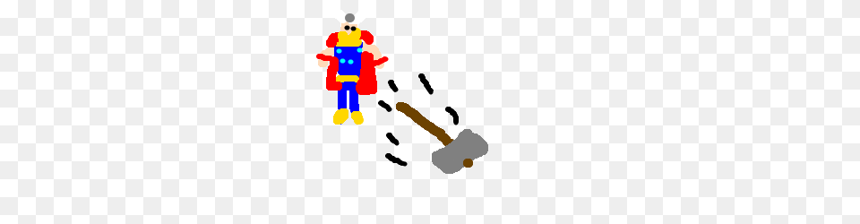 Thor Throwing Down The Ban Hammer, Baby, Person, Smoke Pipe Free Png