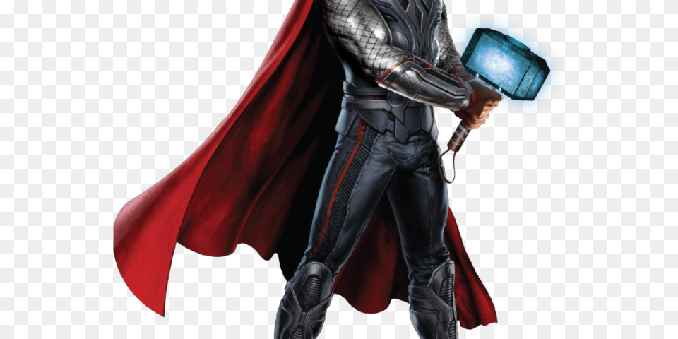 Thor Transparent Images Thor Transparent, Cape, Clothing, Adult, Male Free Png Download